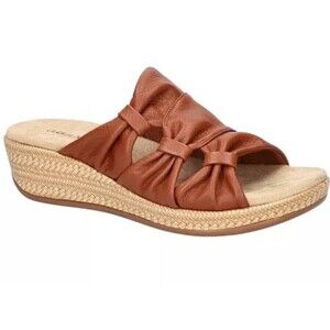 Easy Street Women's Bertina Slip-On Wedge Sandals Size 6.5